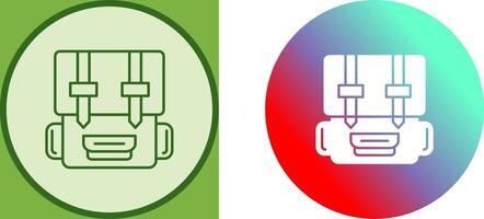 Backpack Icon Design vector