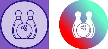 Bowling Icon Design vector