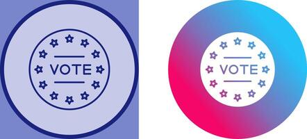 Vote Icon Design vector