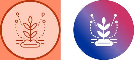 Irrigation System Icon Design vector