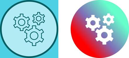 Gears Icon Design vector
