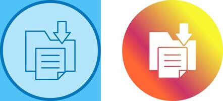 File Storage Icon Design vector