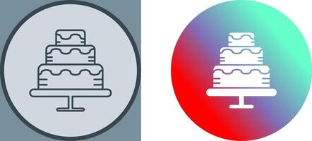 Cake Icon Design vector