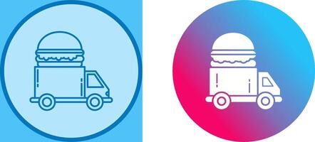 Fast Food Truck Icon Design vector