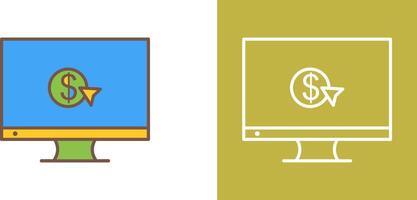 Unique Pay Per Click Icon Design vector