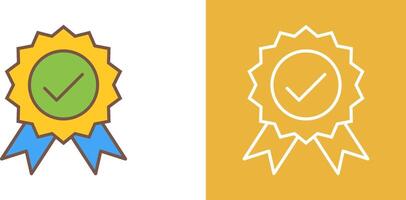 Unique Quality Control Icon Design vector