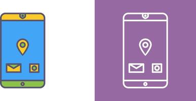 Unique Mobile Applications Icon Design vector