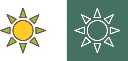 UV Radiation Icon Design vector