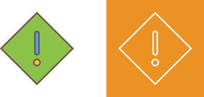 Warning Icon Design vector
