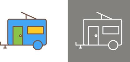 Trailer Icon Design vector