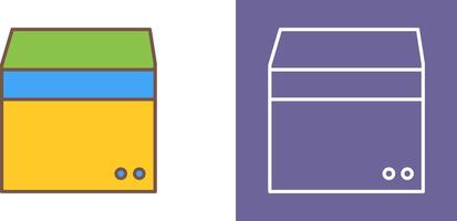 Unique Box Icon Design vector