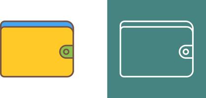 Unique Wallet Icon Design vector