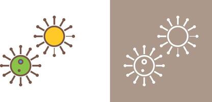 Unique Virus Icon Design vector