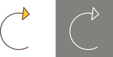 Unique Reload Icon Design vector