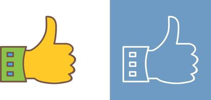Unique Like Icon Design vector