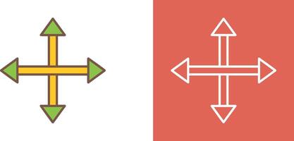 Unique Move Icon Design vector