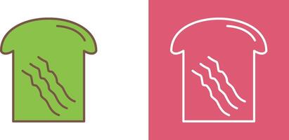 Toast Icon Design vector
