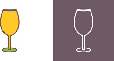 Wine Glass Icon Design vector