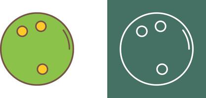 Bowling Ball Icon Design vector