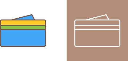 Unique Wallet Icon Design vector