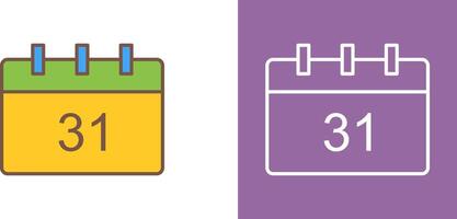 Unique Calendar Icon Design vector