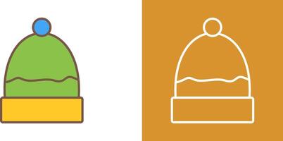 Warm Cap Icon Design vector