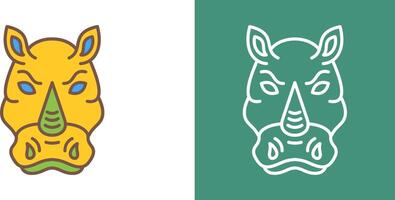 Rhino Icon Design vector