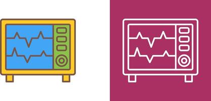 Heart Rate Monitor Icon Design vector