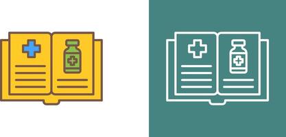 Medical Book Icon Design vector