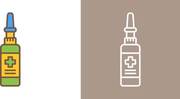 Nasal Spray Icon Design vector