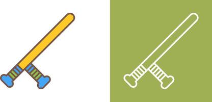 Baton Icon Design vector