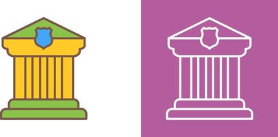 Courthouse Icon Design vector