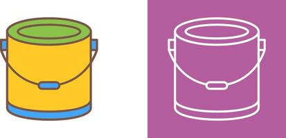 Paint Bucket Icon Design vector