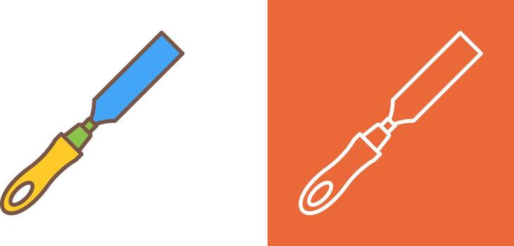 Chisel Icon Design vector