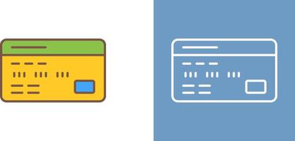 Debit Card Icon Design vector