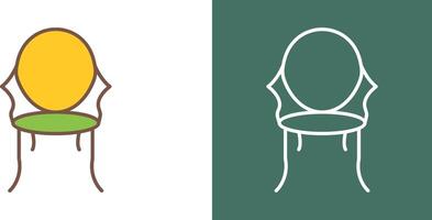 Ancient Chair Icon Design vector