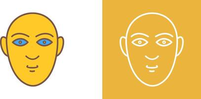 Human Face Icon Design vector