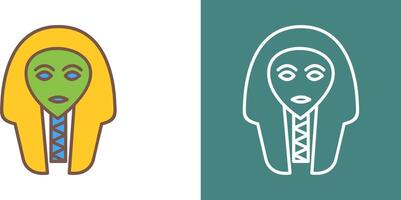 Egyptian Face Icon Design vector