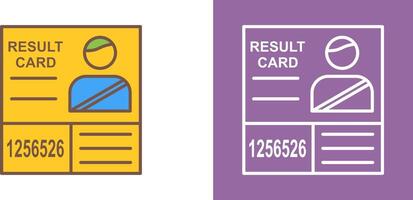 Candidate Results Icon Design vector
