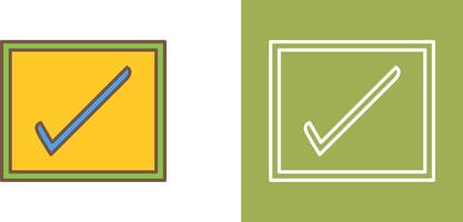 Checkbox Icon Design vector