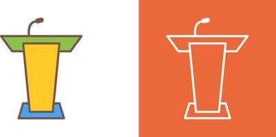 Podium Icon Design vector