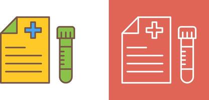 Blood Test Icon Design vector