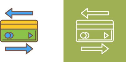 Transaction Icon Design vector