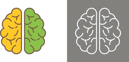 Brain Icon Design vector