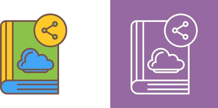 Book Icon Design vector