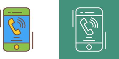 Incoming Call Icon Design vector