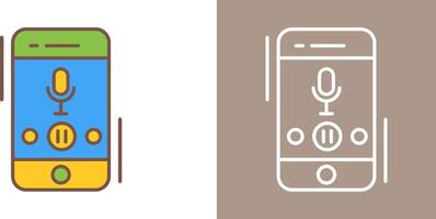 Voice Record Icon Design vector