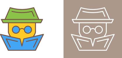 Hacker Icon Design vector
