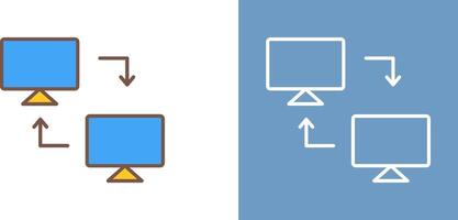 Sharing Systems Icon Design vector