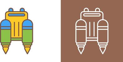 Jetpack Icon Design vector